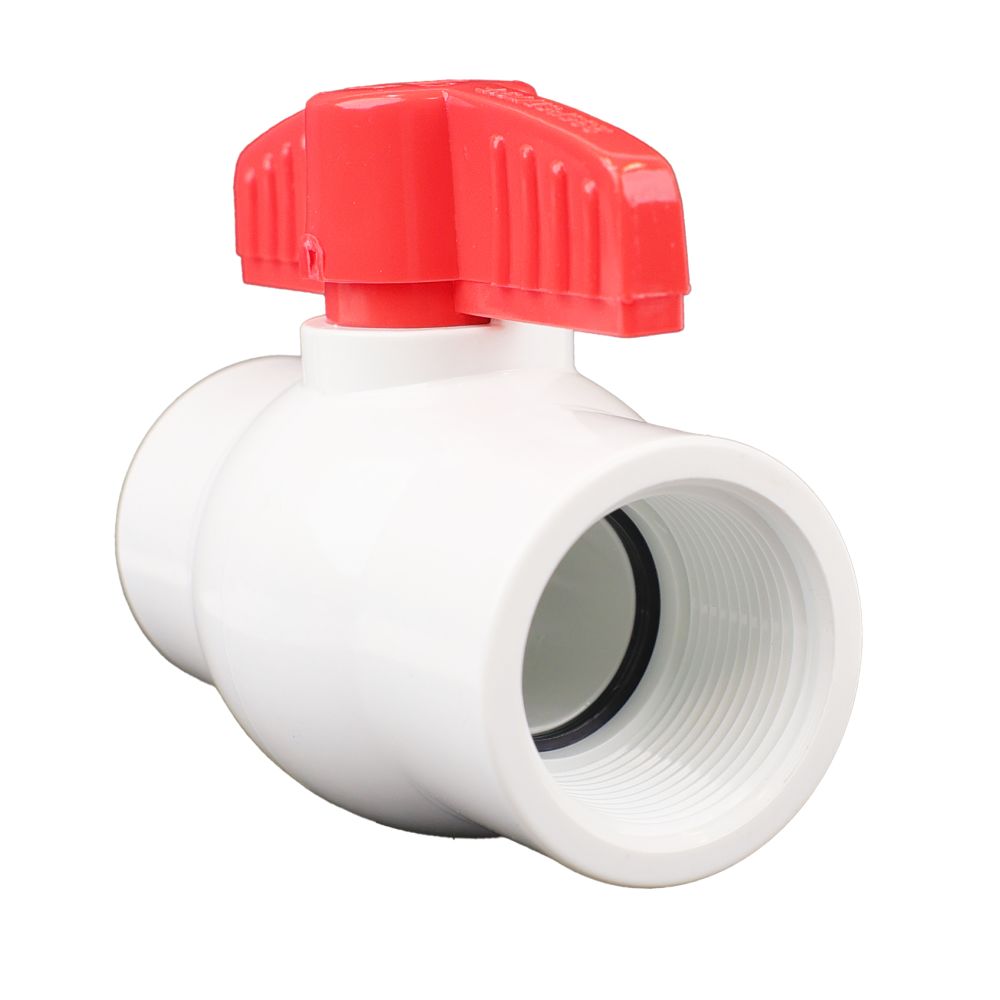 Schedule 40 PVC Molded-In-Place Ball Valve 1-1/4" FPT