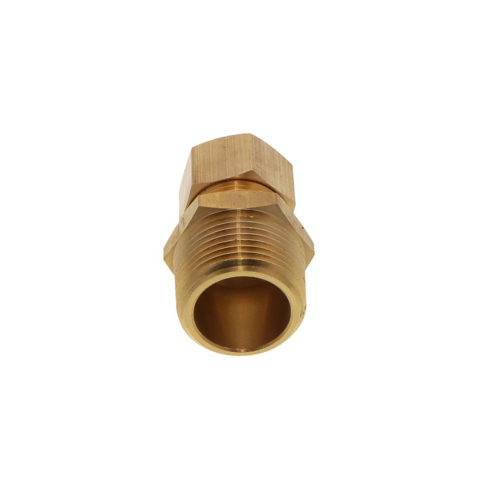 Lead-Free Brass Male Connector 5/8 Compression x 3/4 MPT
