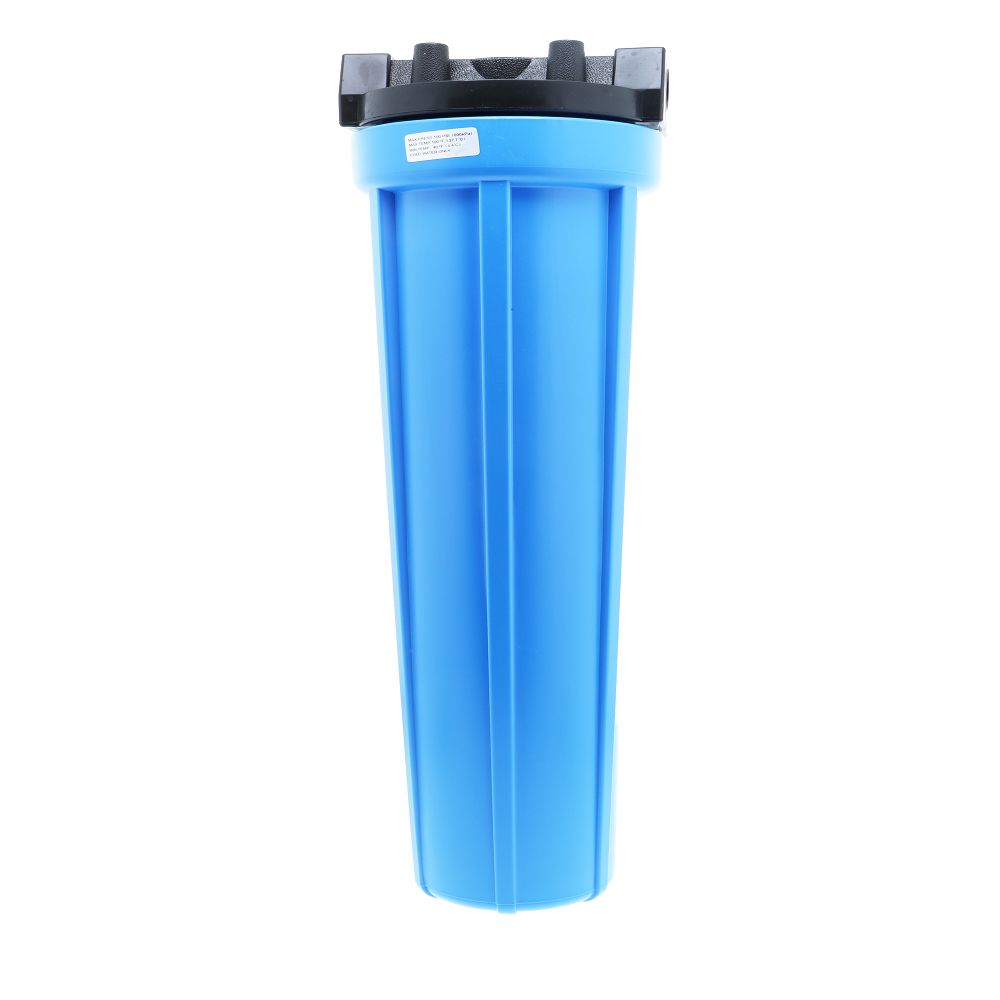 Watts FH8000BL34PR 20" Standard Filter Housing Black/Blue w/ PR - 3/4" FPT