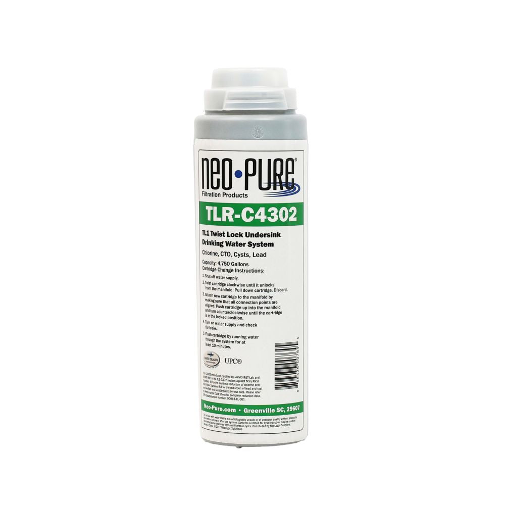 Neo-Pure Twist Lock Replacement Filter Cartridge for TL1-C302