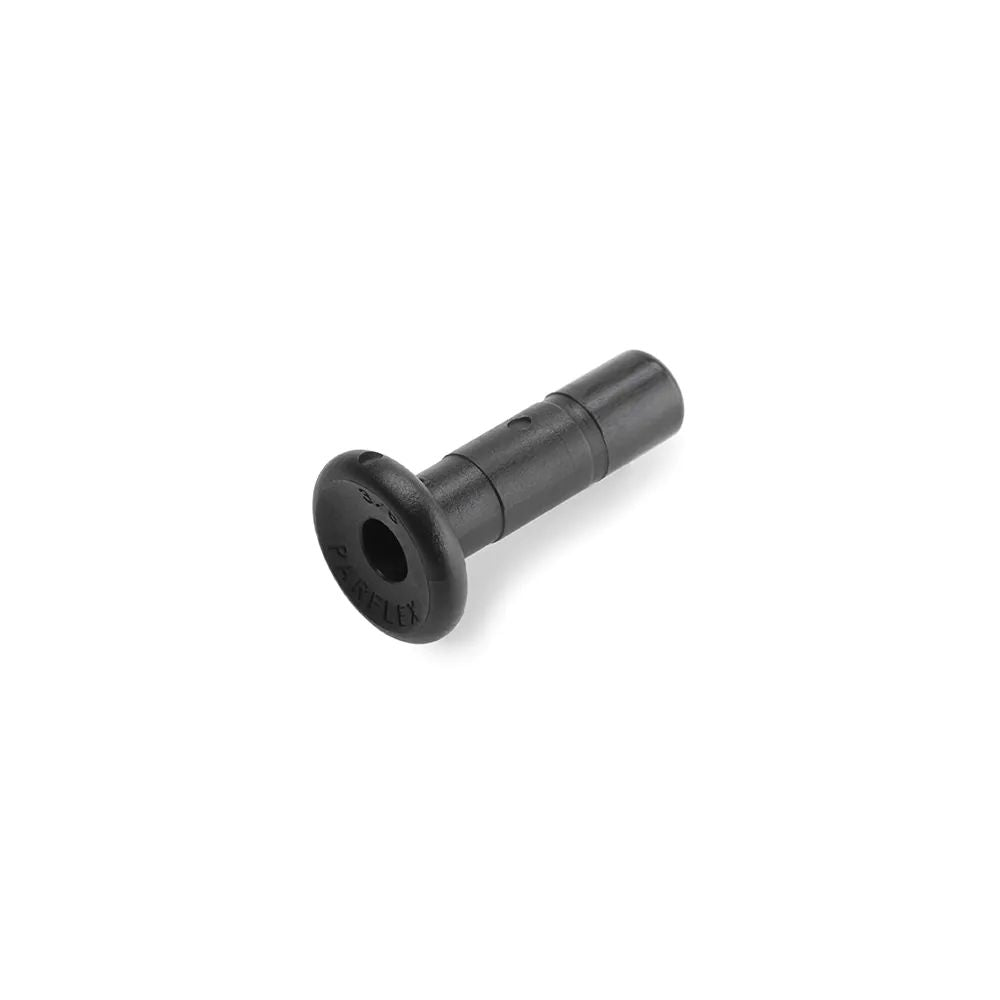 Black Kynar PVDF Plug - 1/4