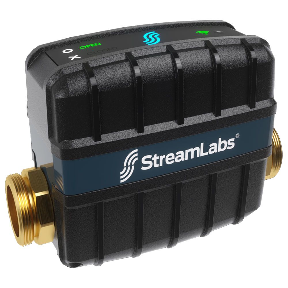 StreamLabs® Wireless Control Monitor and Shut Off Valve