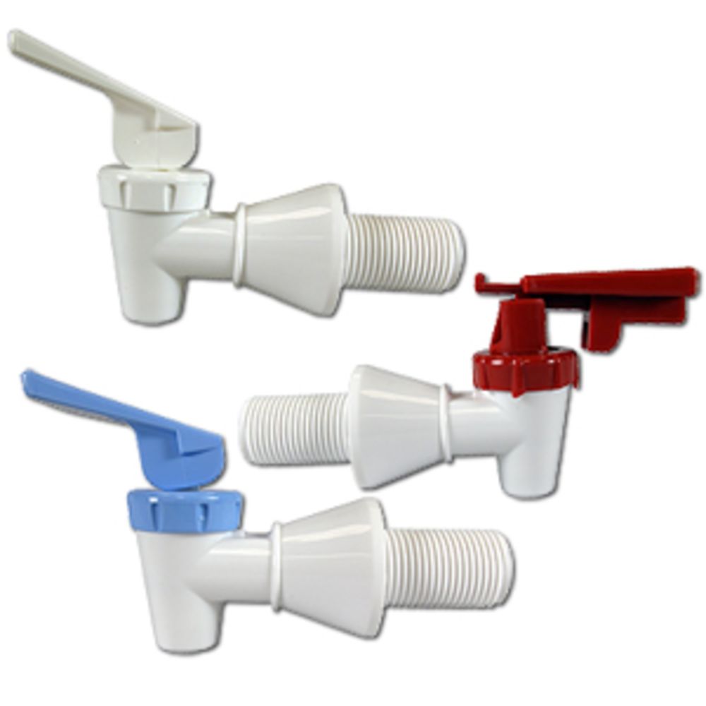 Oasis White Water Cooler Faucet Belled With Male Threads