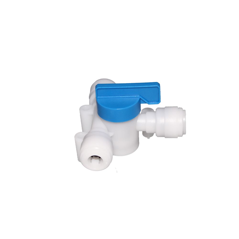 NeoFit - Acetal Natural White Tee Valve 3/8"tube