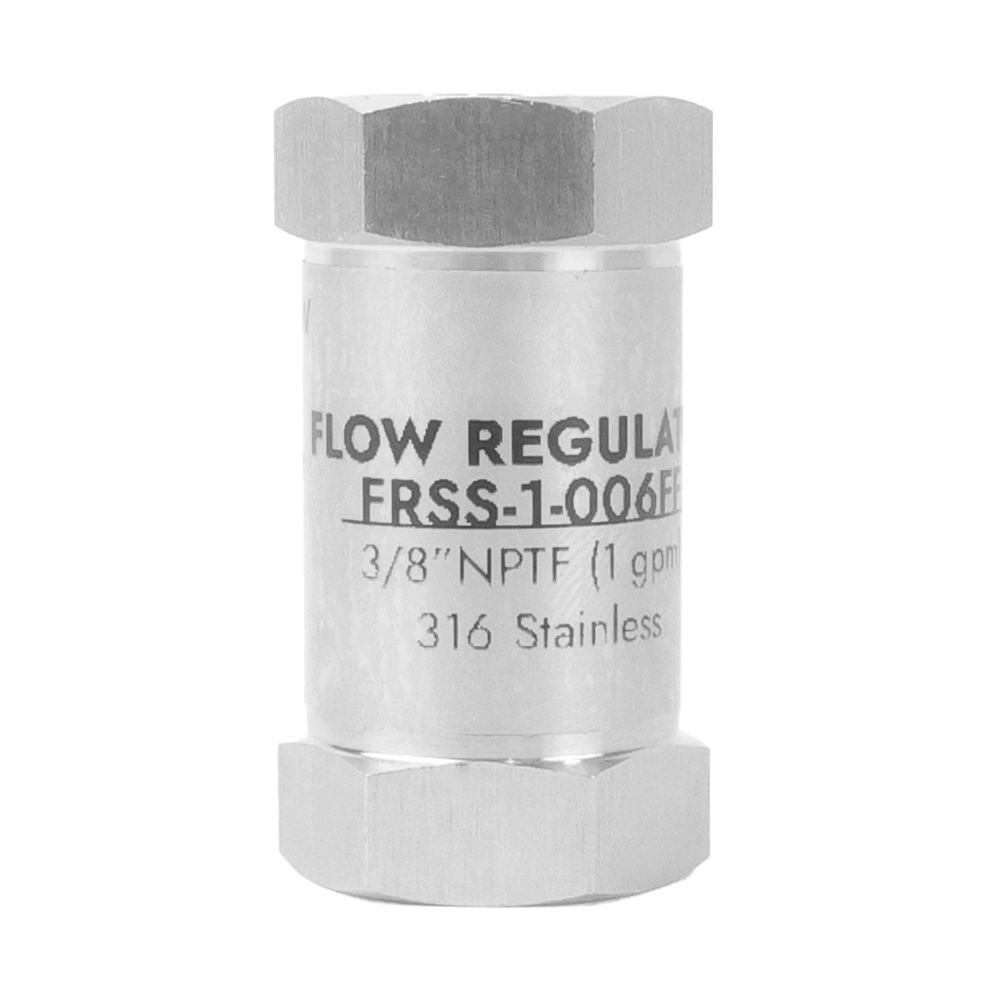 neoFlo Stainless Steel Flow Control 1 gpm 316SS 3/8 FPT
