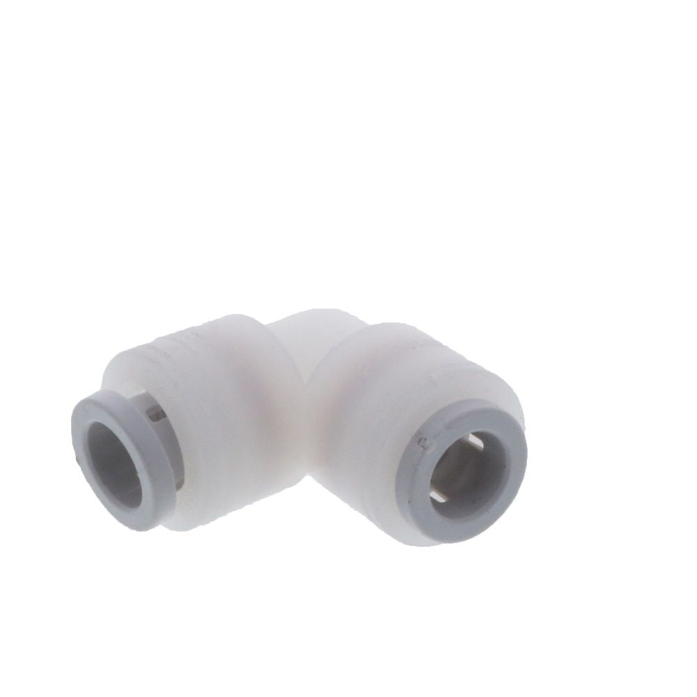 Kynar PVDF Male Elbow Swivel - 3/8 x 1/4 NPTF