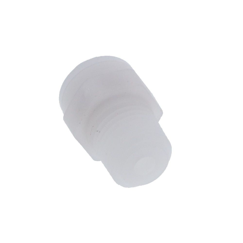 Kynar PVDF Male Connector - 1/4 x 1/4 NPTF