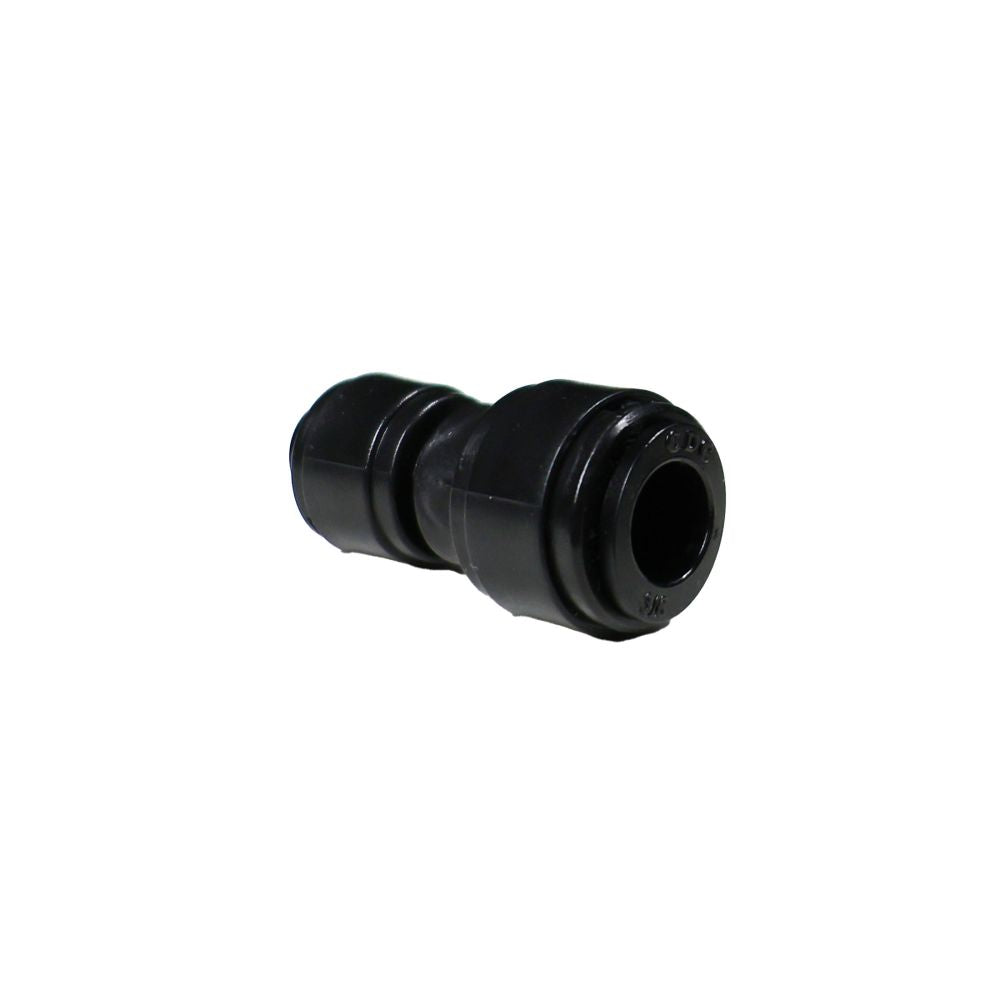 NeoFit - Acetal Black Union Connector 3/8" tube x 1/4" tube
