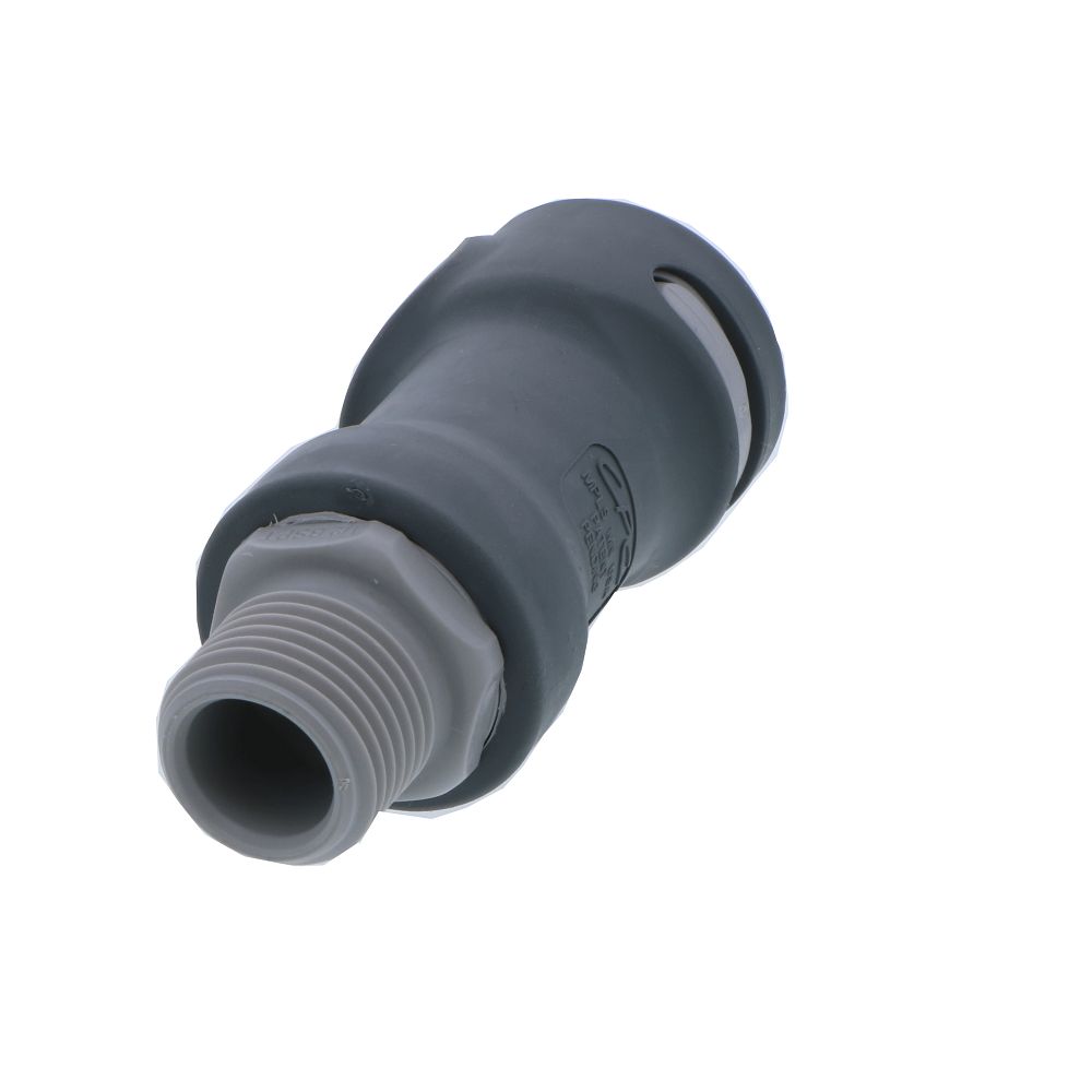 NS6D10008BSPT Valved Male Thread Coupling Body 1/2 BSPT