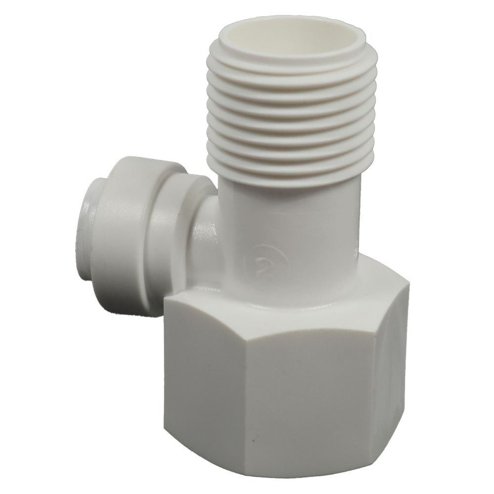NeoFit - Feed Water Connector Acetal 1/4 OD x 1/2 NPS