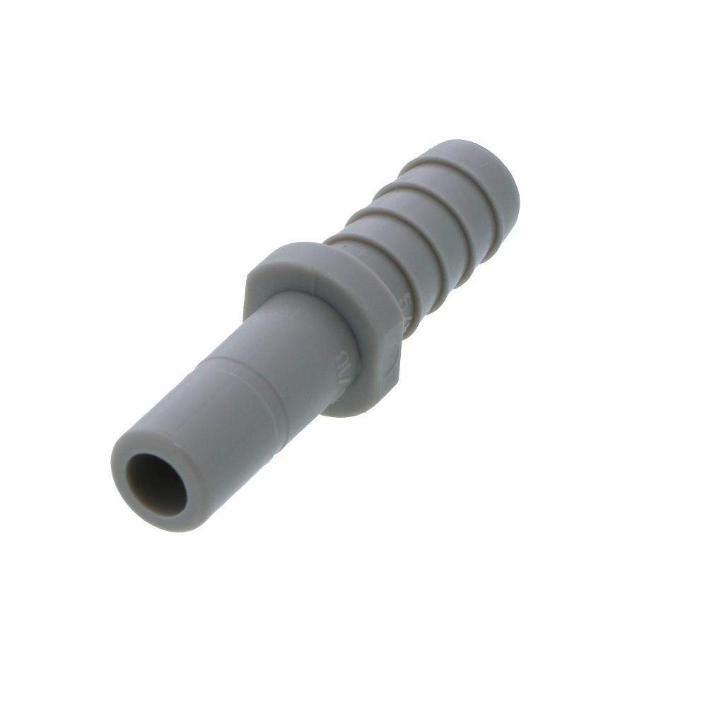 DMfit Stem Barb Straight Connector - 5/16 OD Stem x 5/16 ID Barb