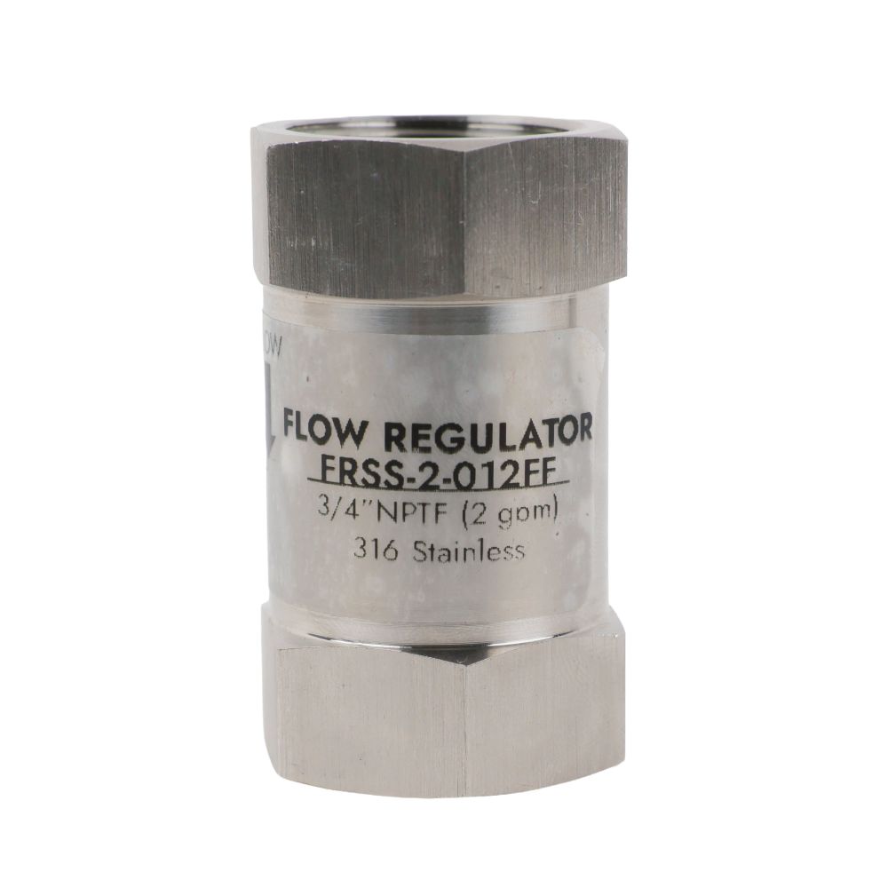 Neo-Pure Stainless Steel Flow Control 2 GPM SS - 3/4 FPT