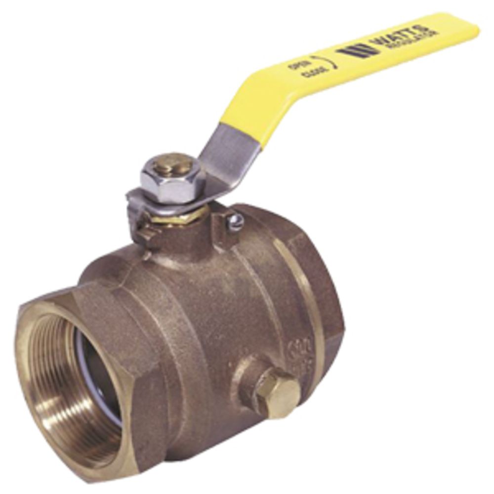 Watts Marine Bronze Full Flow Marine Ball Valve with Drain Plug