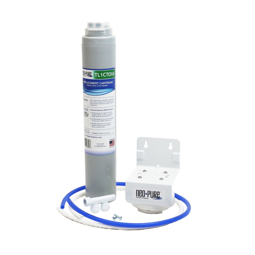 Neo-Pure TL1 Twist Lock Undersink Drinking Water System - No Faucet