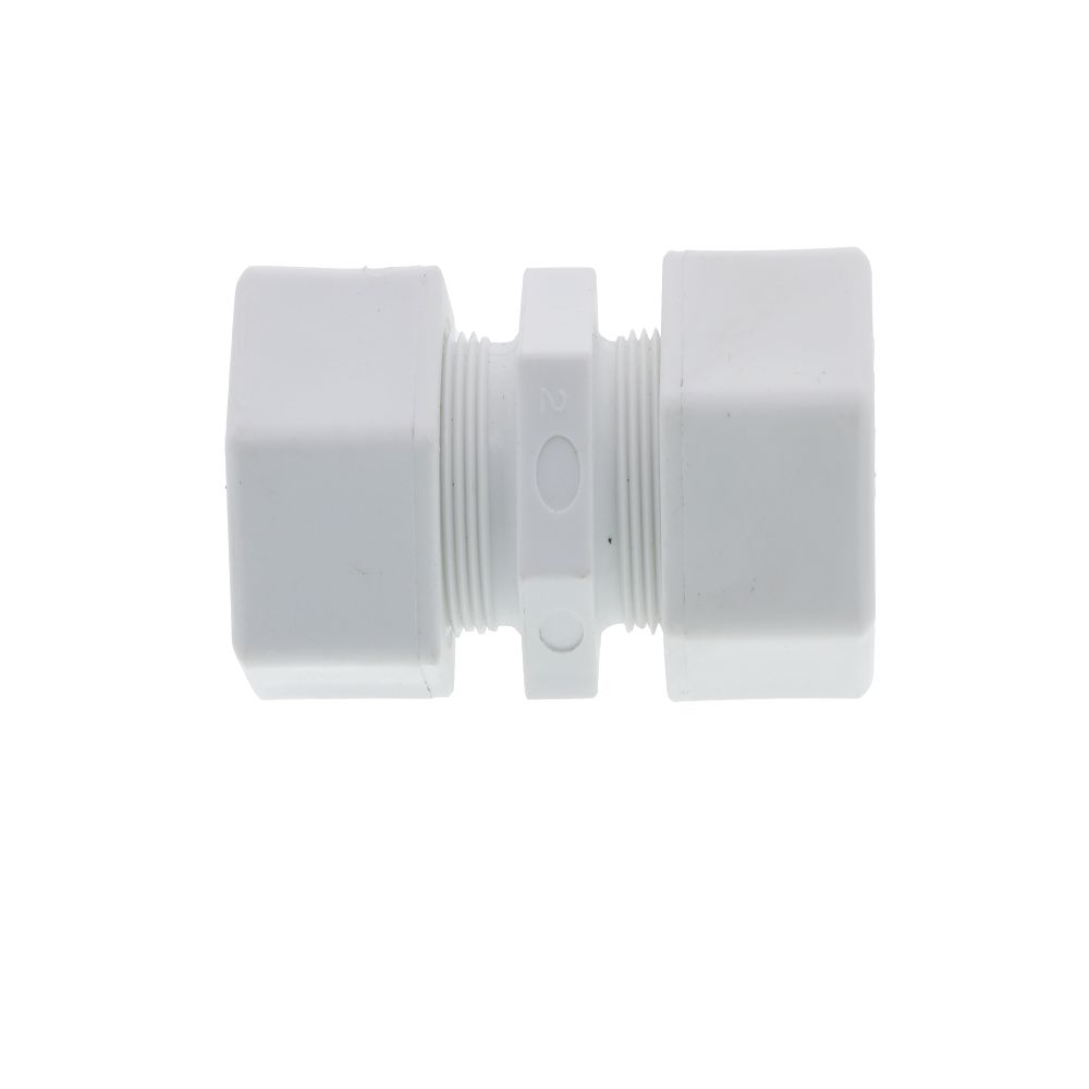 JACO 15-14-P-PG Polypropylene Union Connector 7/8 OD Tube x 7/8 OD Tube
