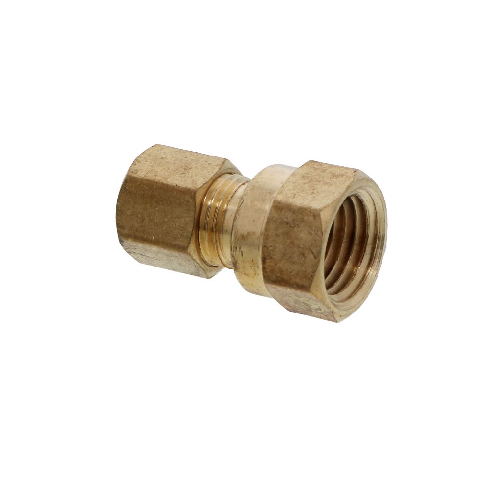 Brass Compression Female Connector 1/4 Compression x 1/4 FPT