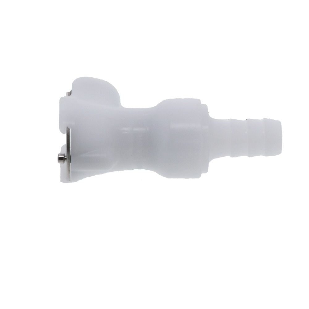 PLCD17005V Valved In-Line Hose Barb Coupling Body 5/16 ID Barb Viton O-ring