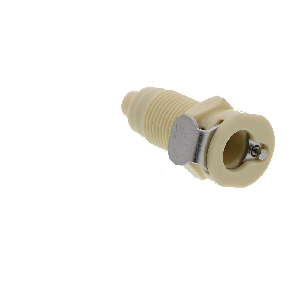PMCD160112 Valved Panel Mount Hose Barb Coupling Body 1/16 ID Barb
