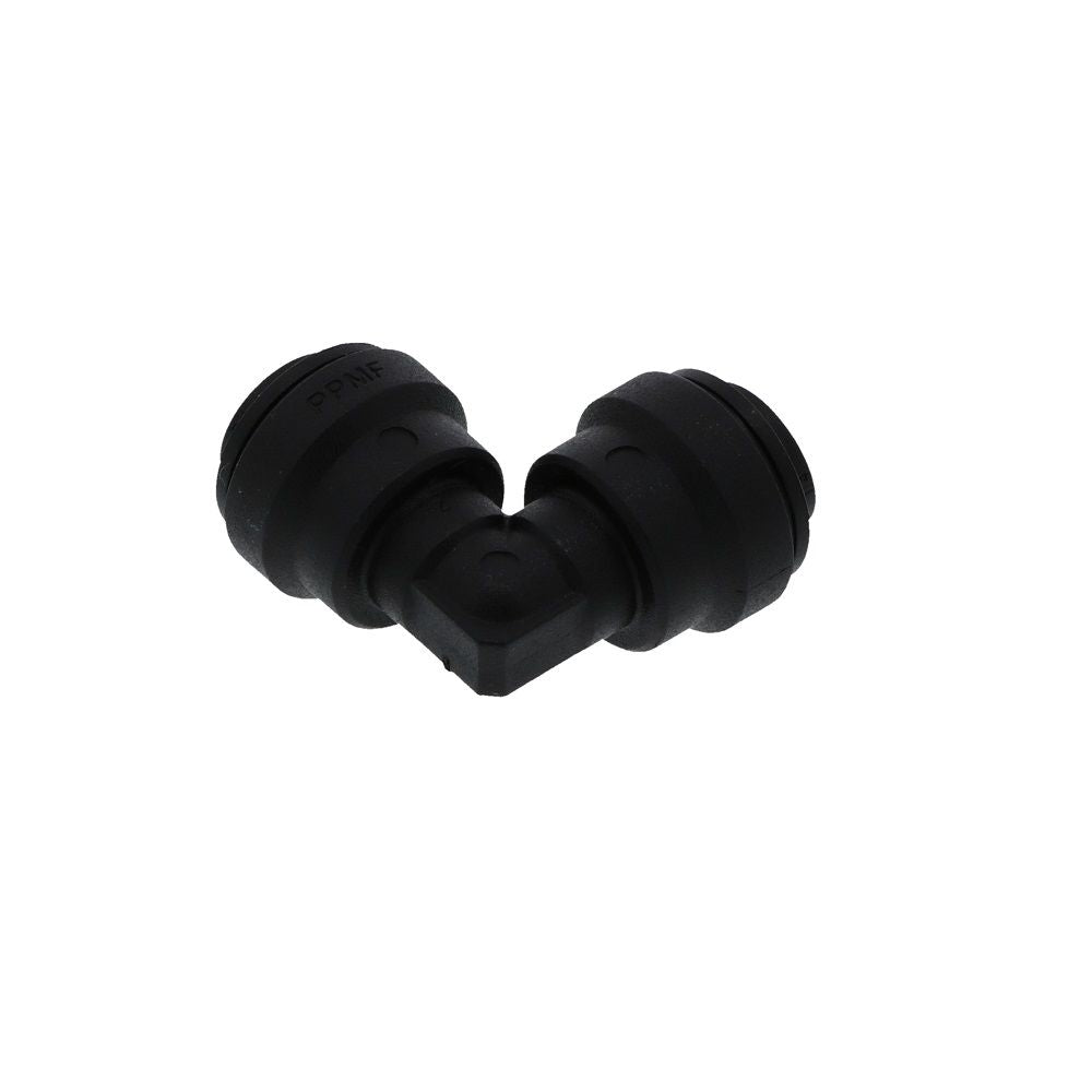 John Guest Union Elbow Black Polypropylene - 1/4