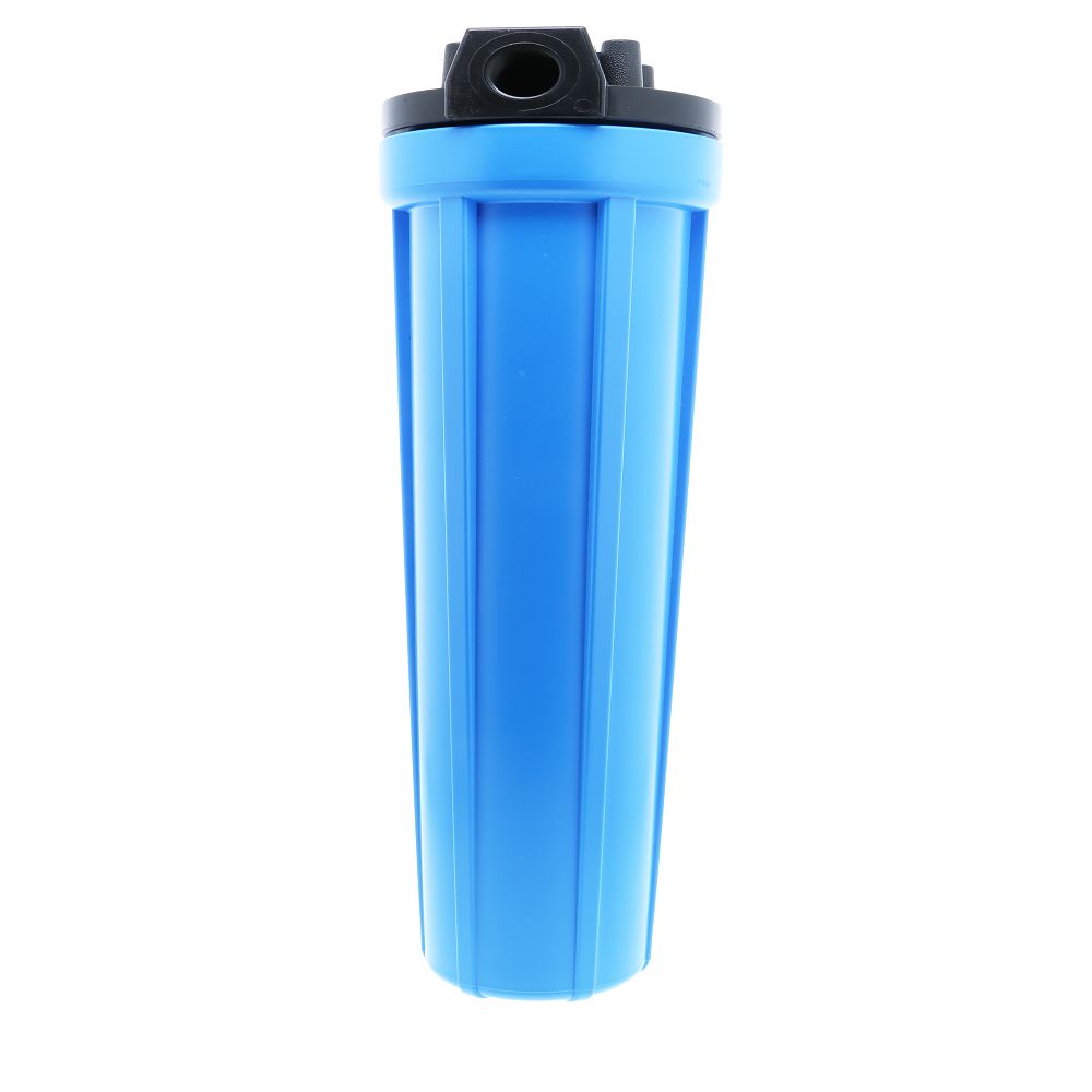 Watts FH8000BL34PR 20" Standard Filter Housing Black/Blue w/ PR - 3/4" FPT