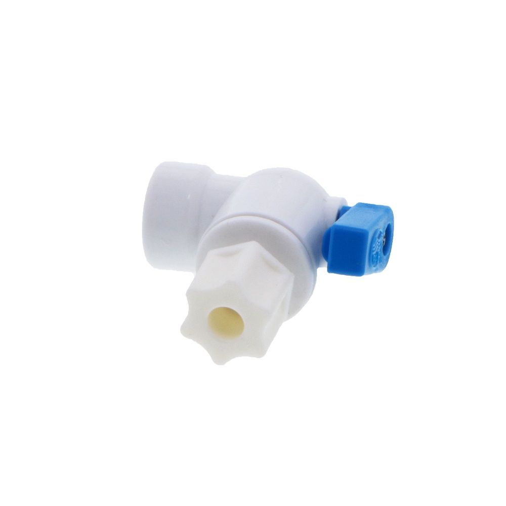 Shut-Off Valve Elbow Polypropylene - BV-102A - BV-102-JC - 1/4" FPT x 1/4"