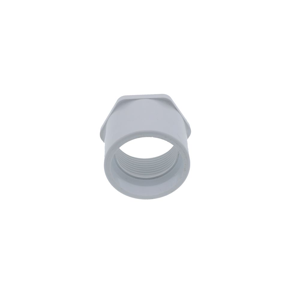 Schedule 40 PVC Bushing 1-1/2" SPIGOT x 1-1/4" FPT