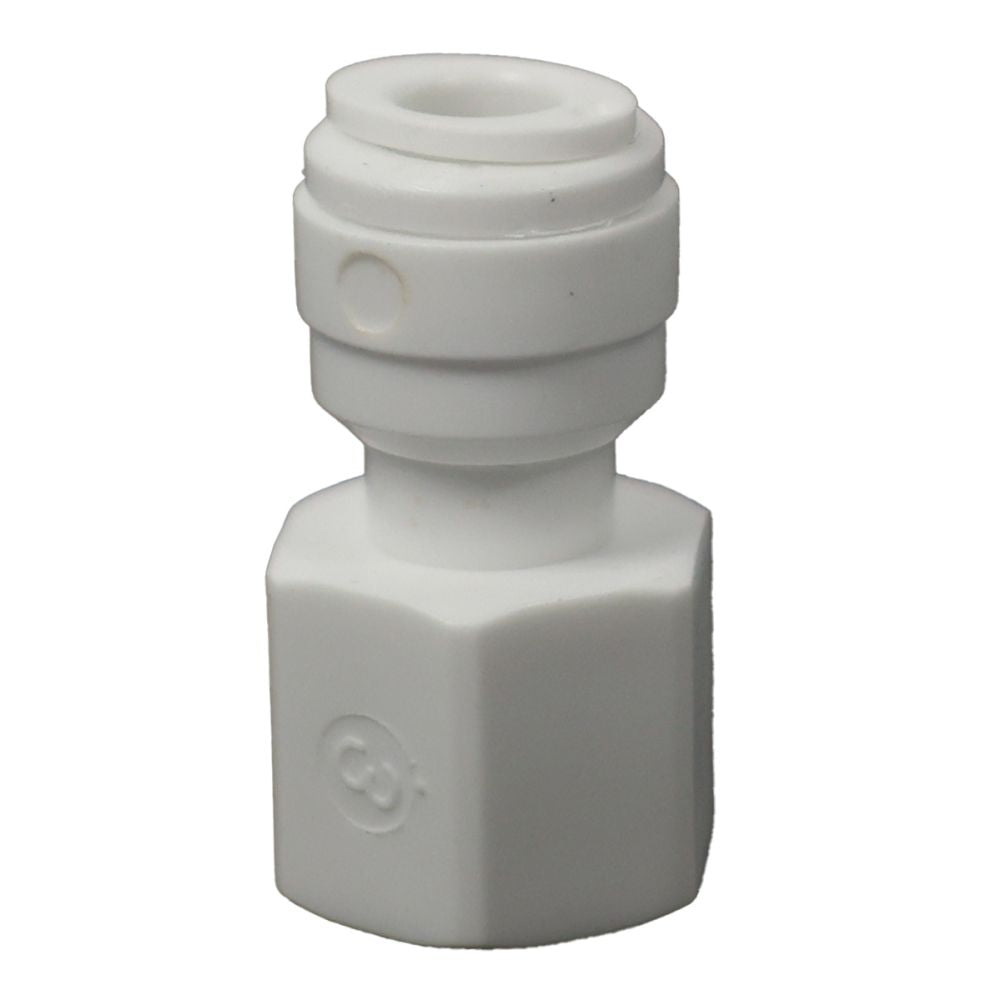 FeMale Adaptor Acetal 1/4 qc x 7/16 MNPT-6 thread