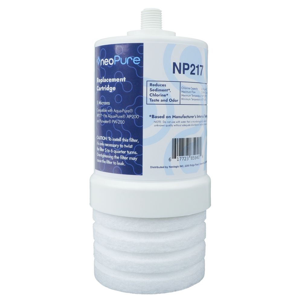 Neo-Pure NP217 Replacement Filter Cartridge Aqua-Pure™ AP217 Compatible without O-Ring