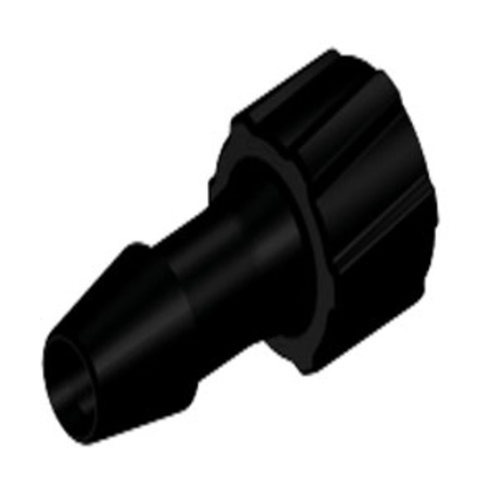 LM6131 Luer Fitting Black Nylon Male Luer X 3/16 HB
