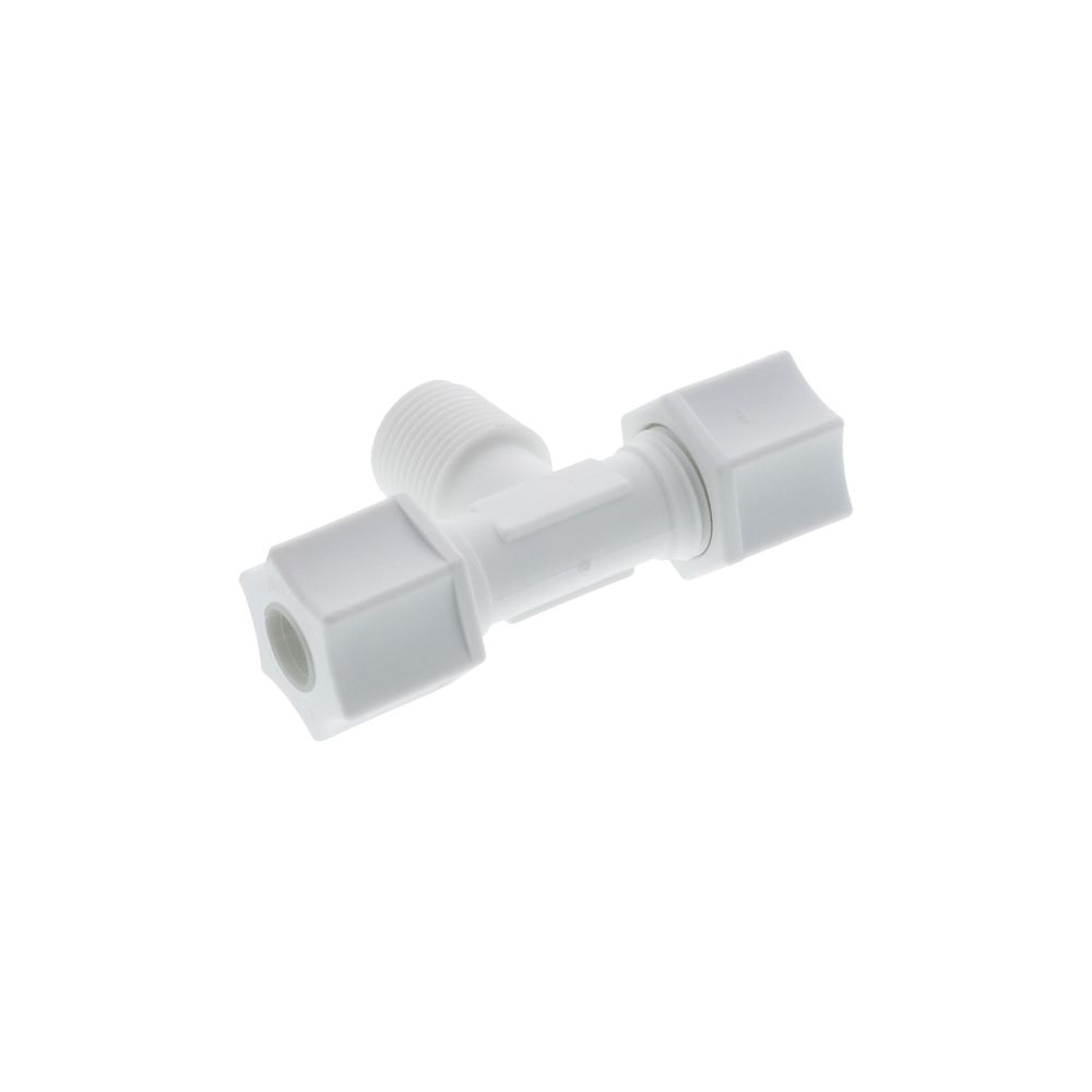 JACO 60-6-6-P-PG Polypropylene Male Branch Tee 3/8 OD Tube x 3/8 MPT