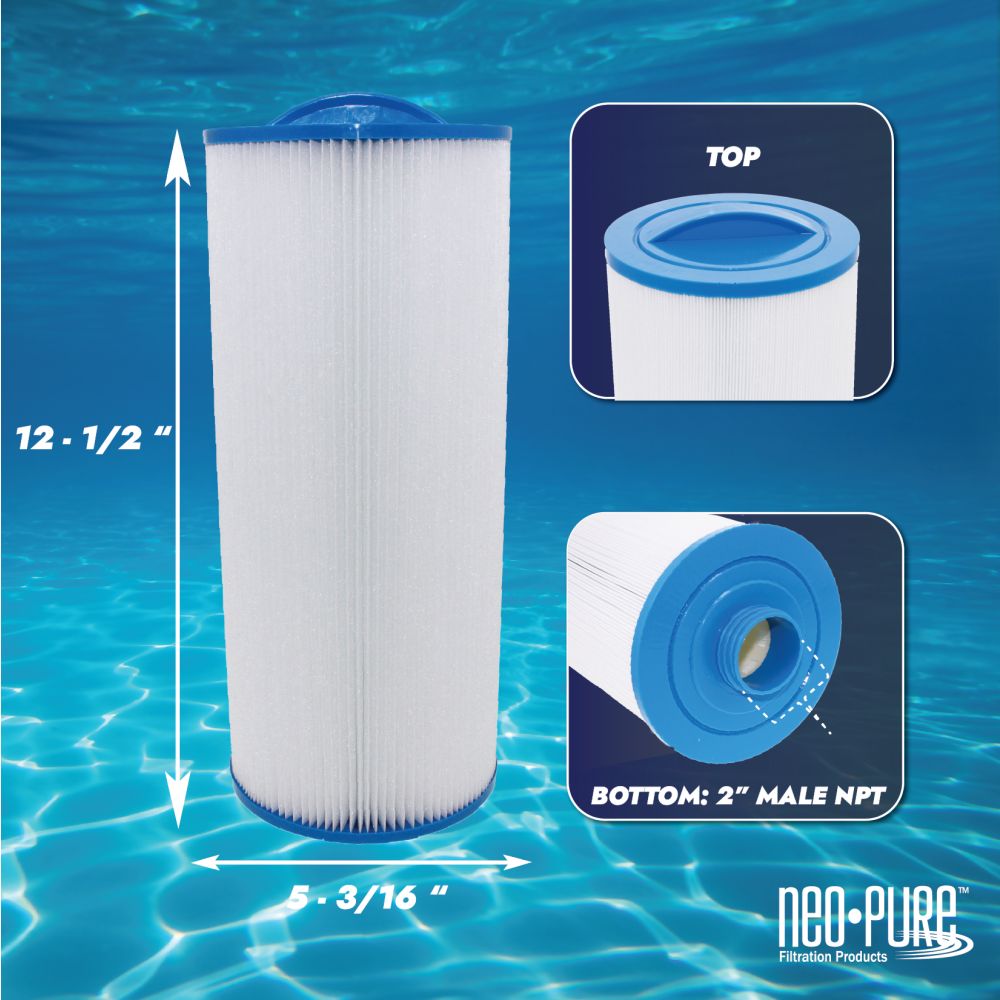 Neo-Pure PS-5C50-DB Pool and Spa Filter 5-3/16" x 12-1/2"
