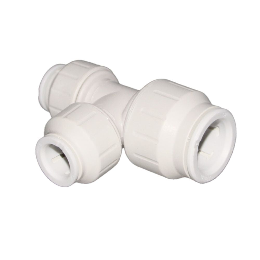 John Guest Reducing Tee - 22mm x 15mm x 15mm