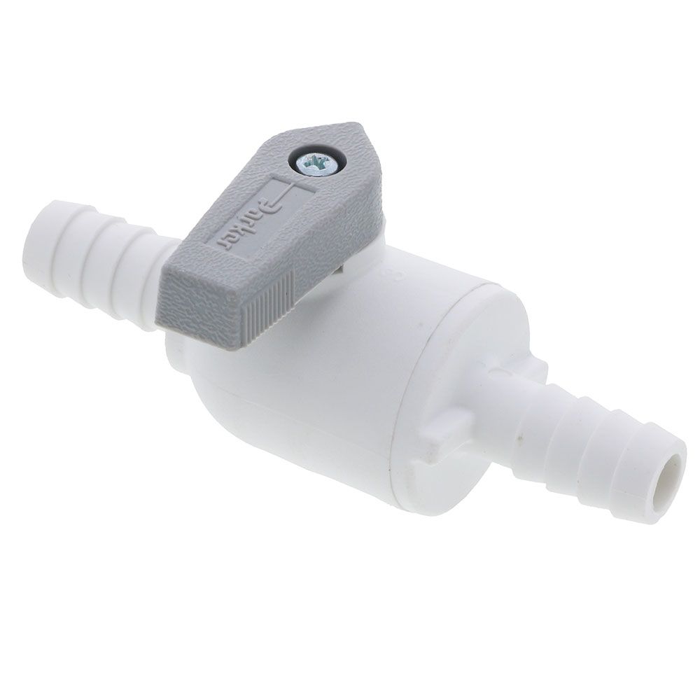 Parker Liquifit Par-Barb Valve Union Connector - 3/8 ID Barb x 3/8 ID Barb