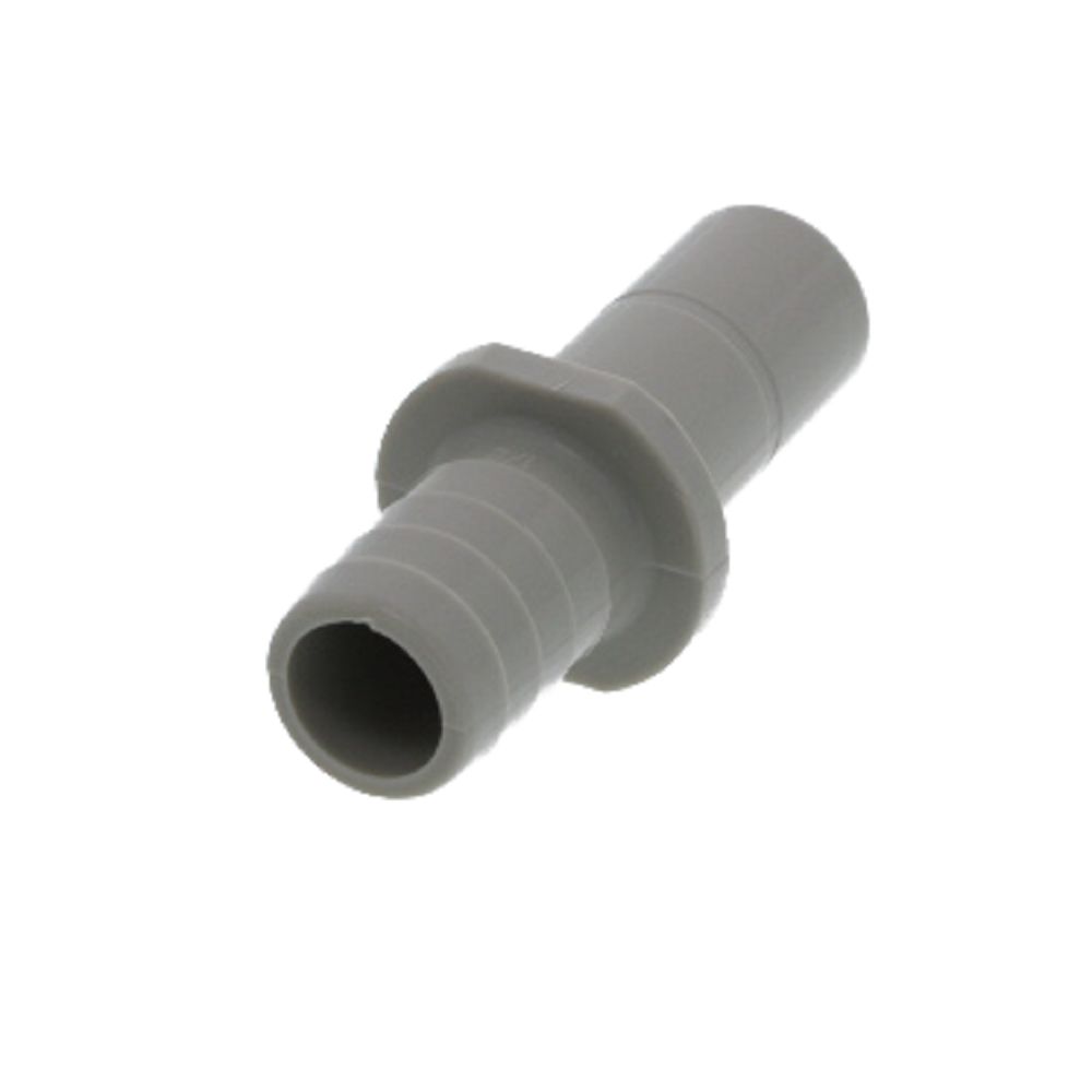 DMfit Stem Barb Straight Connector - 1/2 OD Stem x 1/2" ID Barb