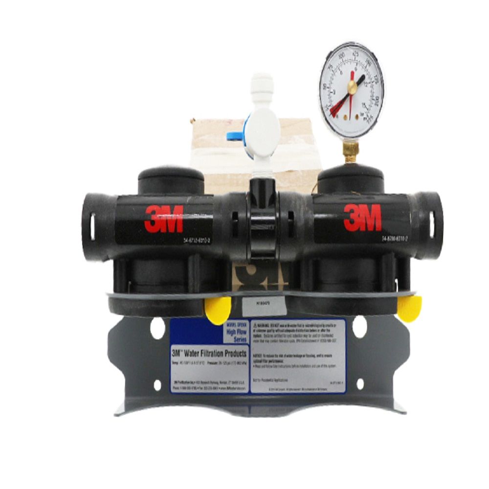 3M Water Filtration DP2 3/4" MNPT Inlet & Outlets, Dual Head, Dual Outlets