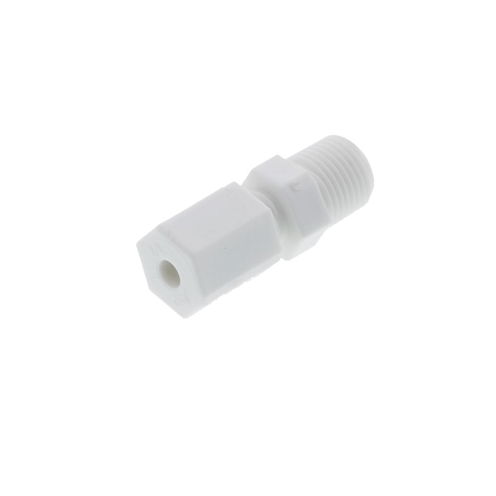 JACO 10-2-2-P-O Polypropylene Male Connector 1/8 OD Tube x 1/8 MPT