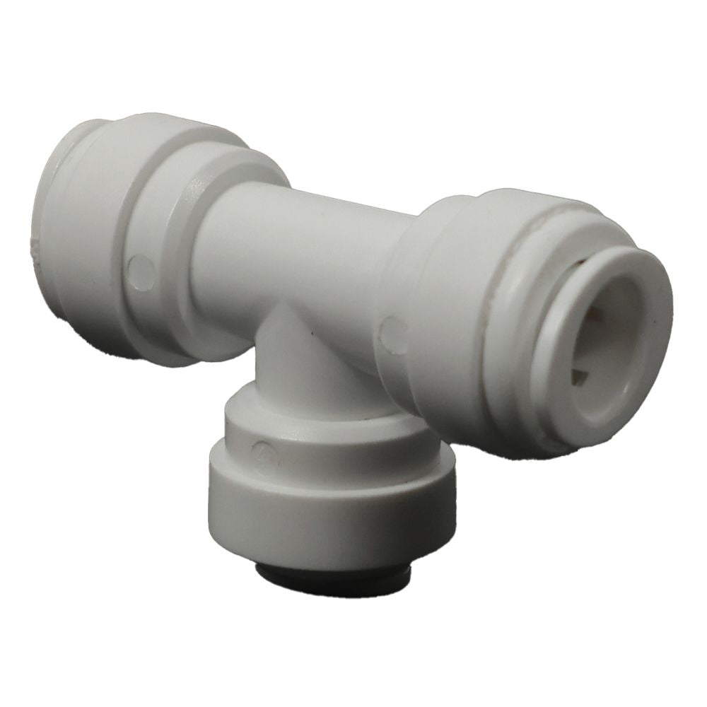 Tee Union Acetal 3/8 qc x 3/8 qc x 1/4 qc