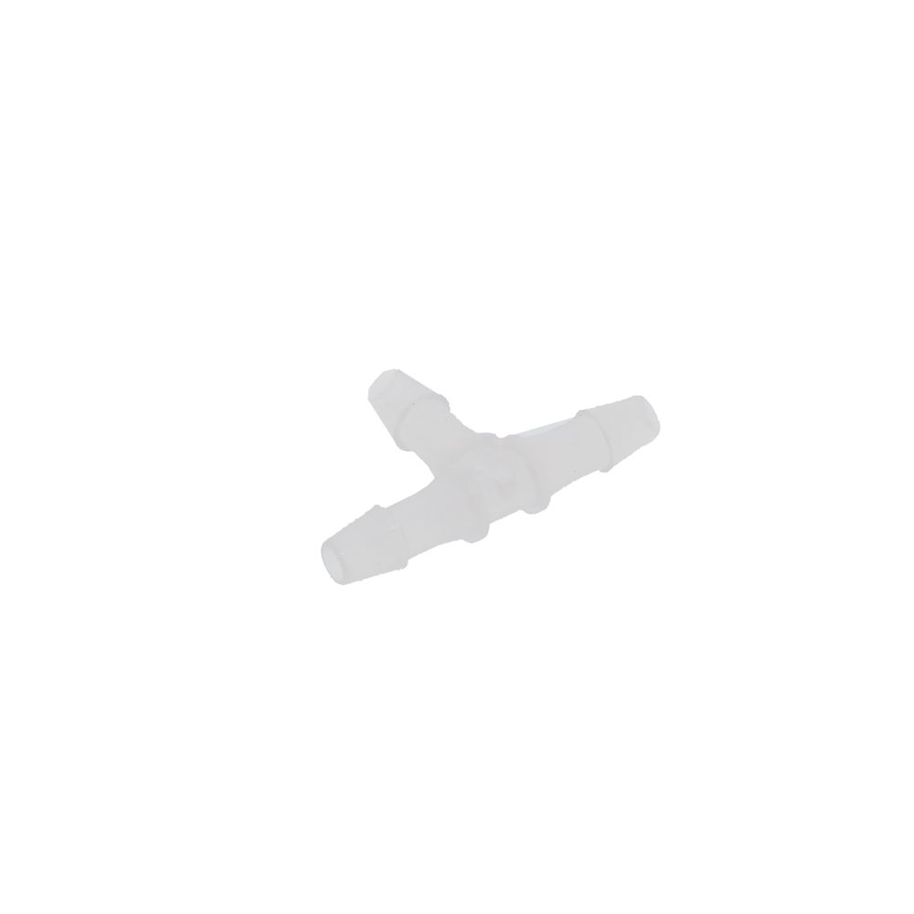 FitQuik Polypropylene Union Tee Barb Fitting - 5/32 ID x 5/32 ID x 5/32 ID