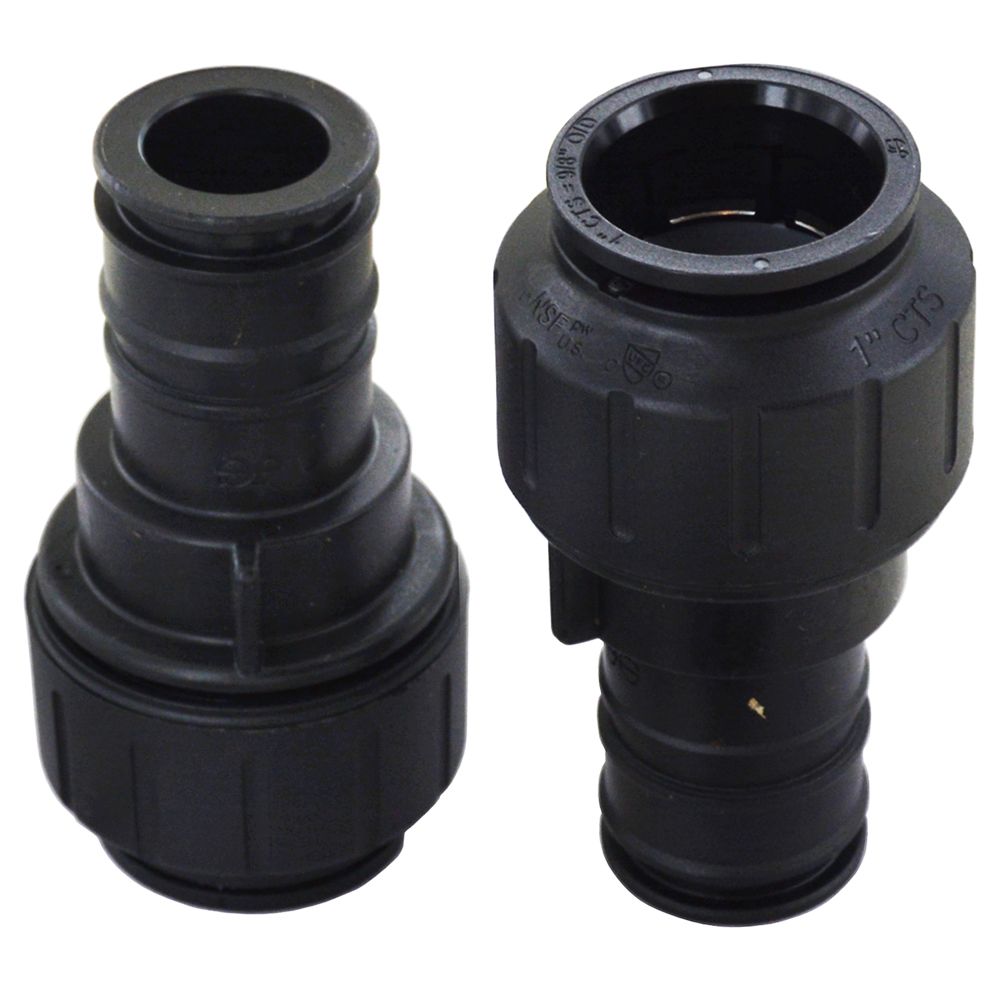 Clack WS1 V3007-17 John Guest 1" CTS Straight Assembly