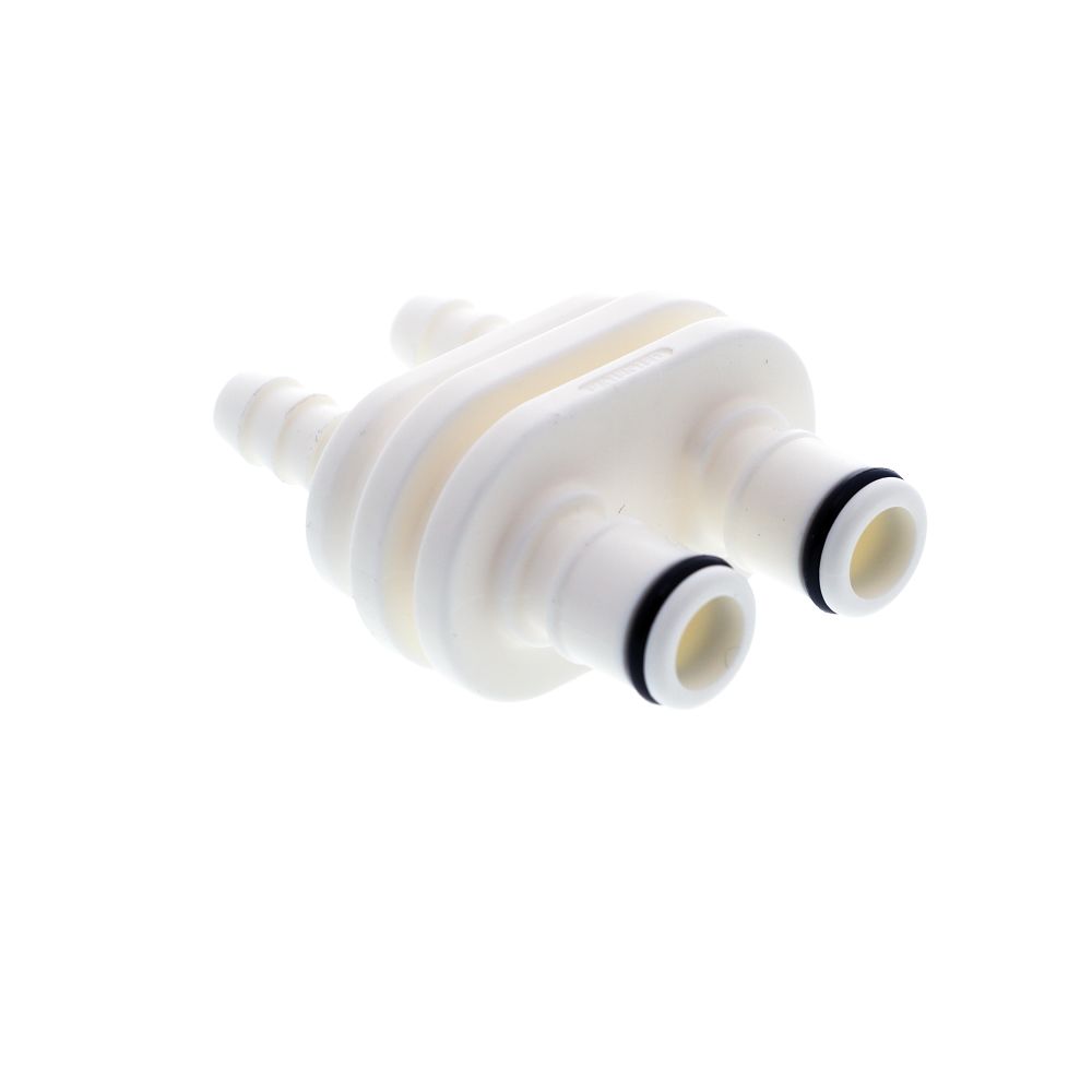 DPC22004 Non-Valved In-Line Hose Barb Coupling Insert 1/4 ID Barb