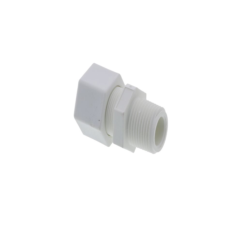 JACO 10-10-8-P-PG Polypropylene Male Connector 5/8 OD Tube x 1/2 MPT