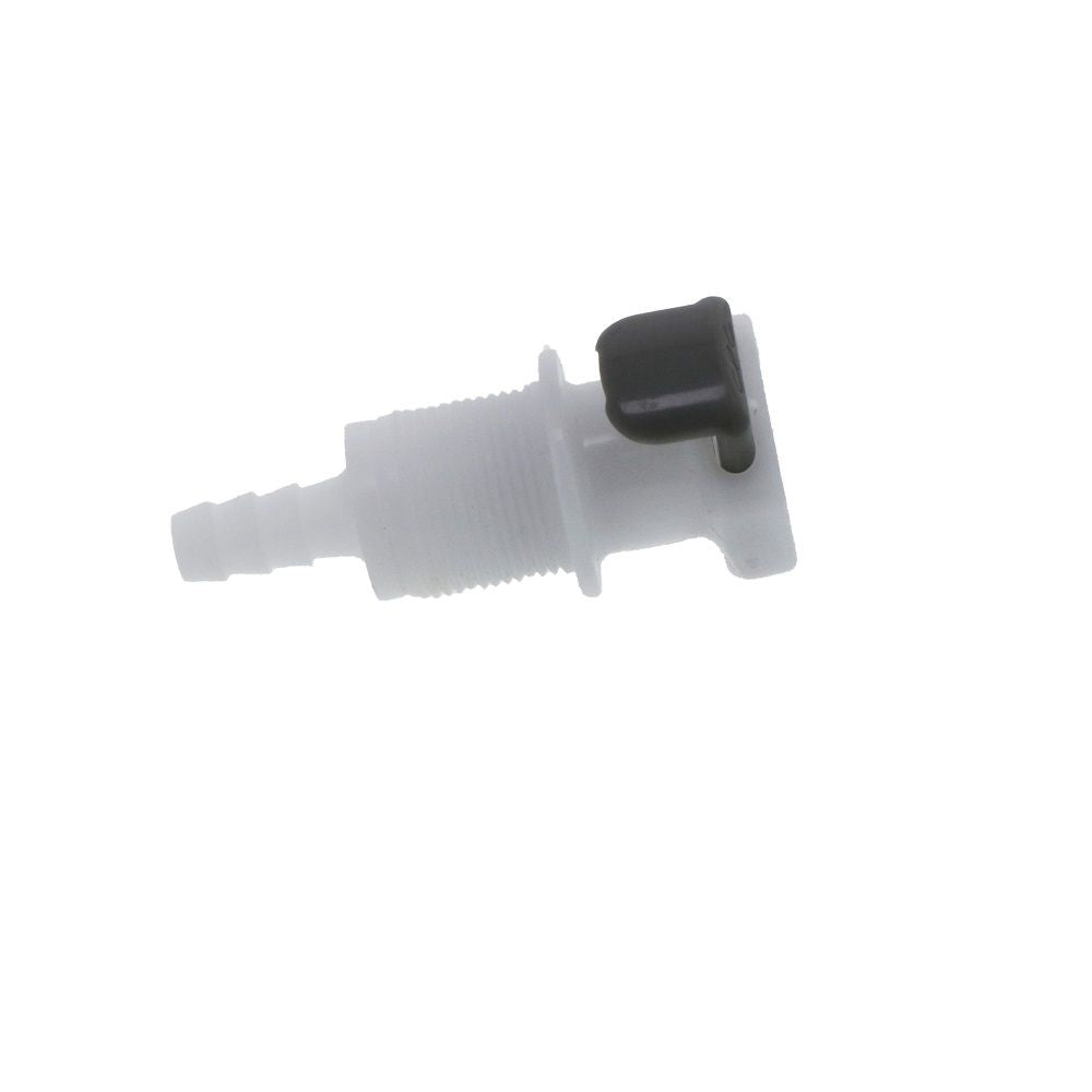 APCD16004 Valved Panel Mount Hose Barb Coupling Body 1/4 ID Barb