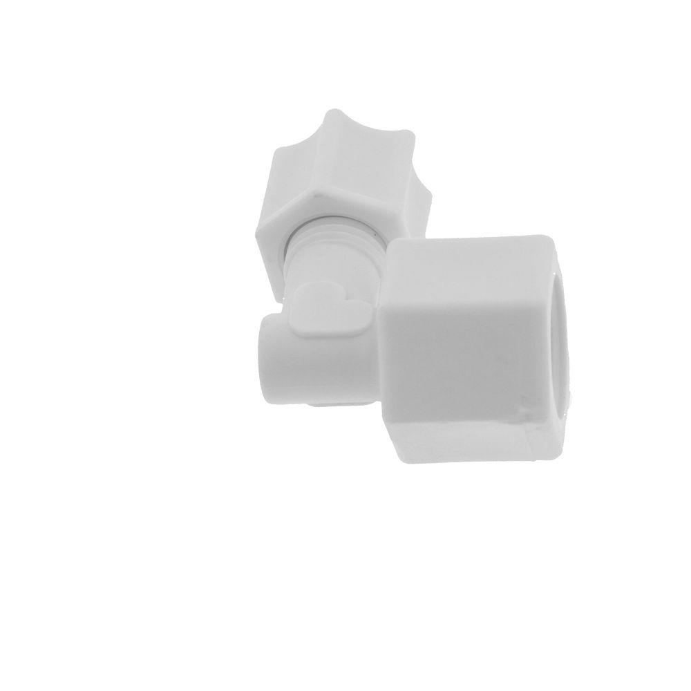 JACO 45-4-4-P-O Polypropylene Female Elbow 1/4 OD Tube x 1/4 FPT