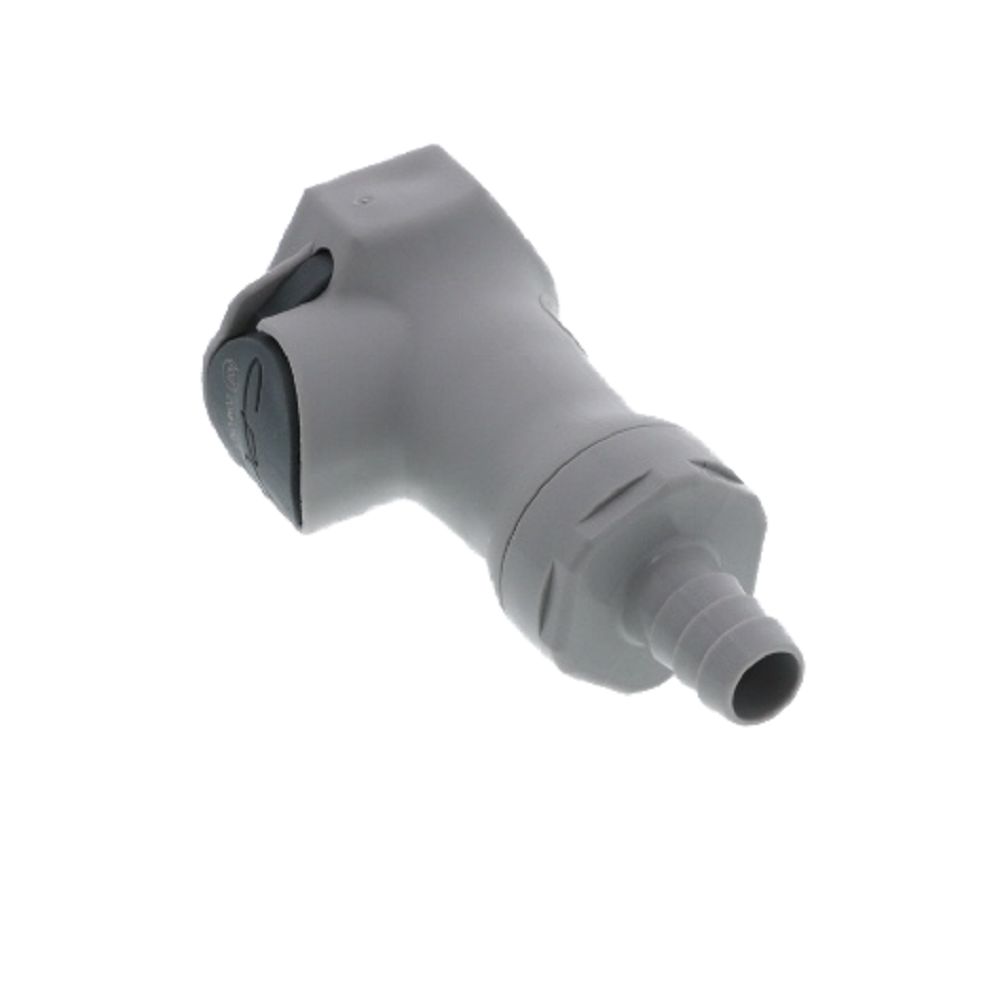 60600 NSF Valved In-Line Hose Barb Coupling Body 3/8 ID Barb