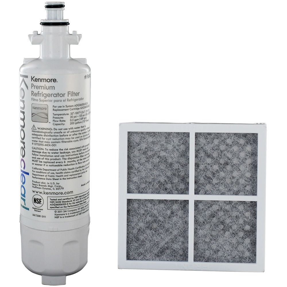 Kenmore Clear 9690 Refrigerator Filter & Kenmore Elite 9918 CleanFlow Air Filter