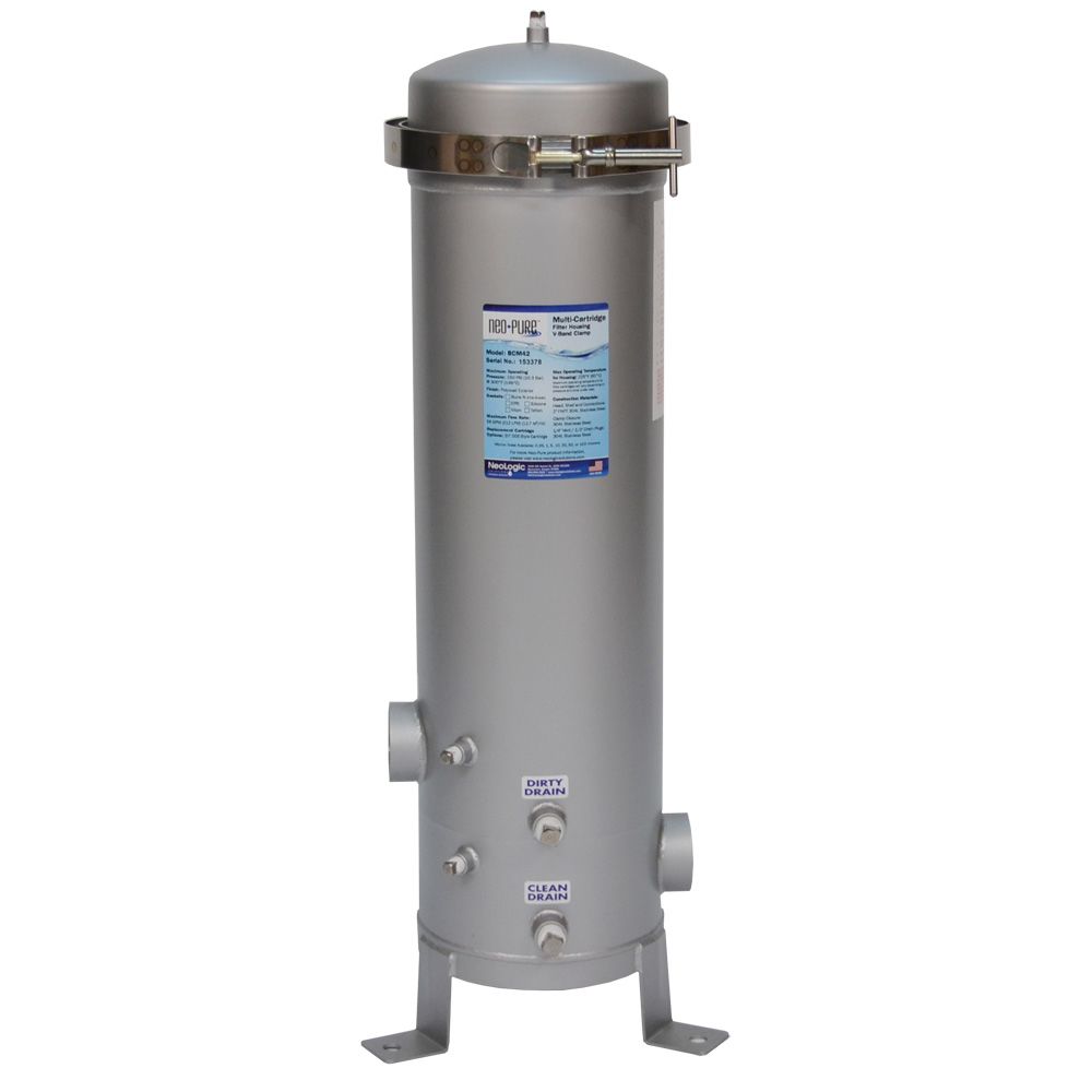 Neo-Pure BCM5X1 Stainless Steel Multi-Cartridge Filtration Hub