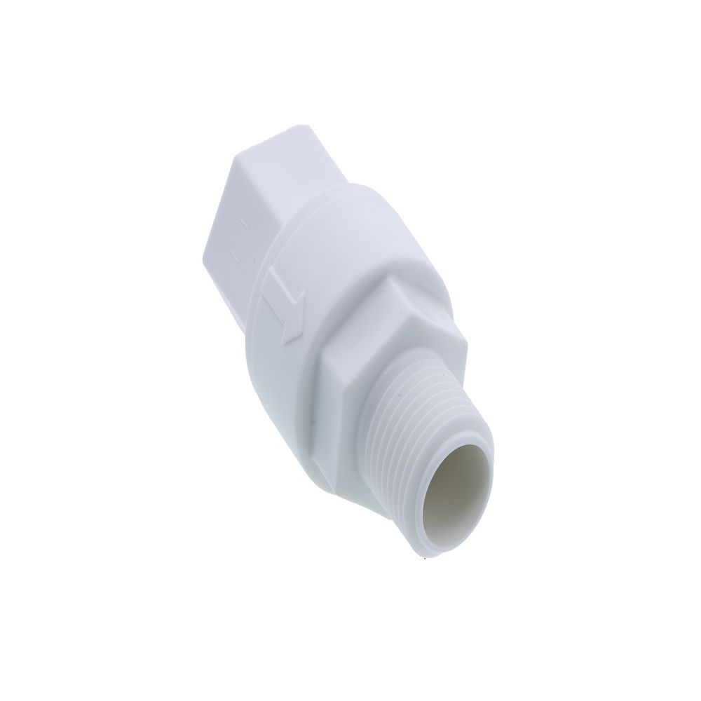 Poppet Check Valve 685 Series 1/2 FPT x 1/2 MPT, 1/3 psi, EPM SS Spring