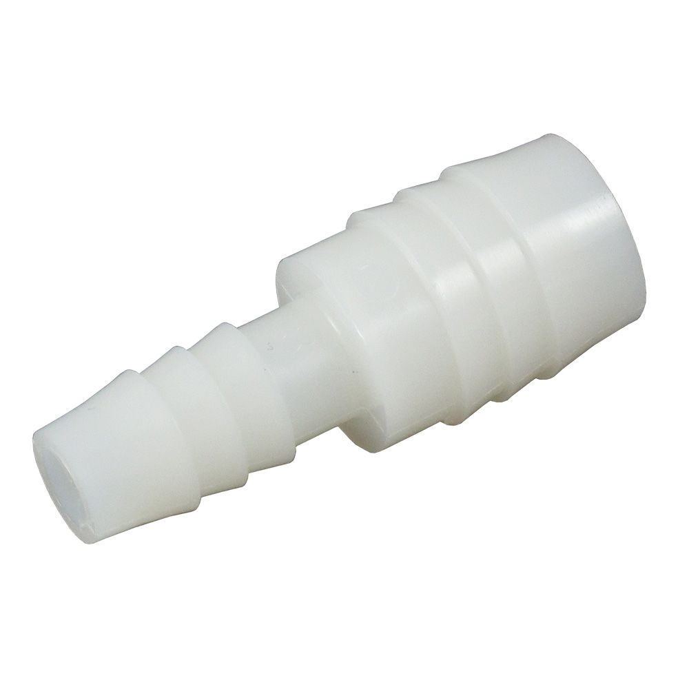 Reducer Barb Connector Natural Nylon - 5/8 ID x 3/8 ID