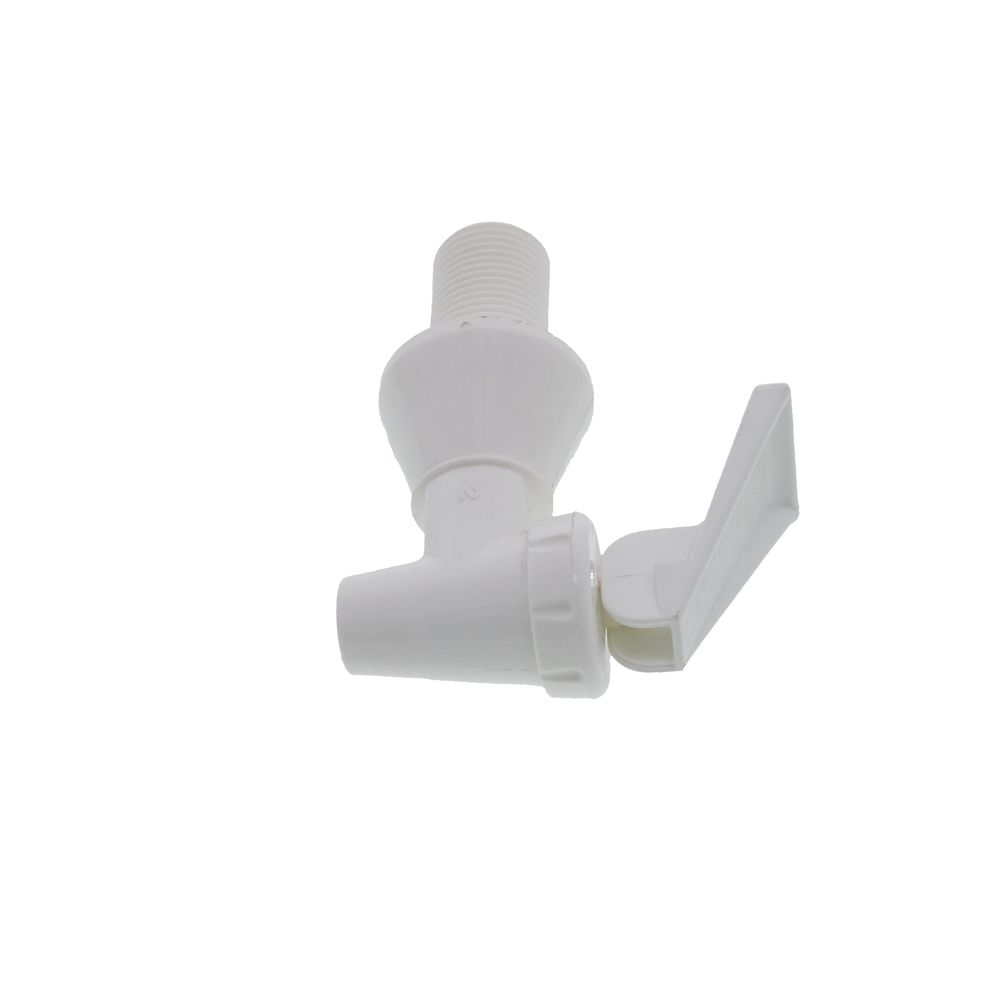 Oasis White Water Cooler Faucet Belled With Male Threads
