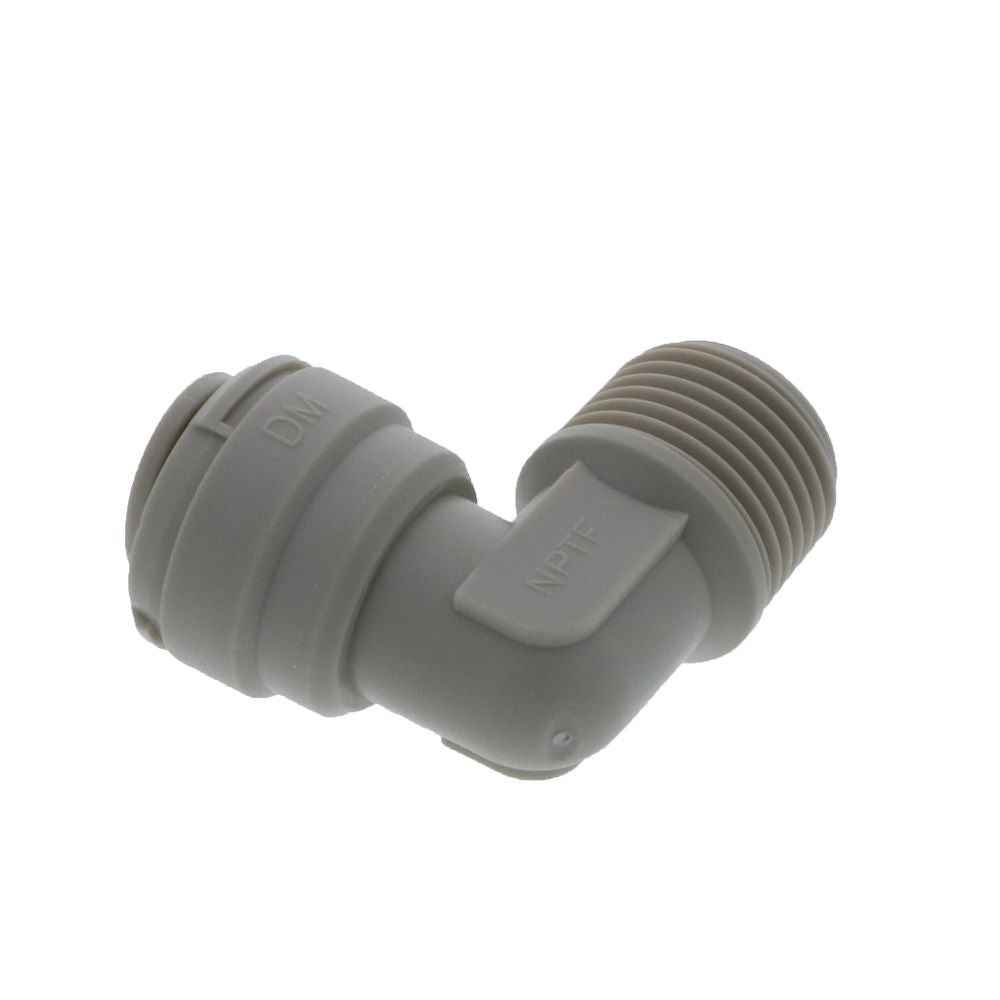 DMfit Elbow Male Connector - 3/8" Push-In x 3/8" NPTF
